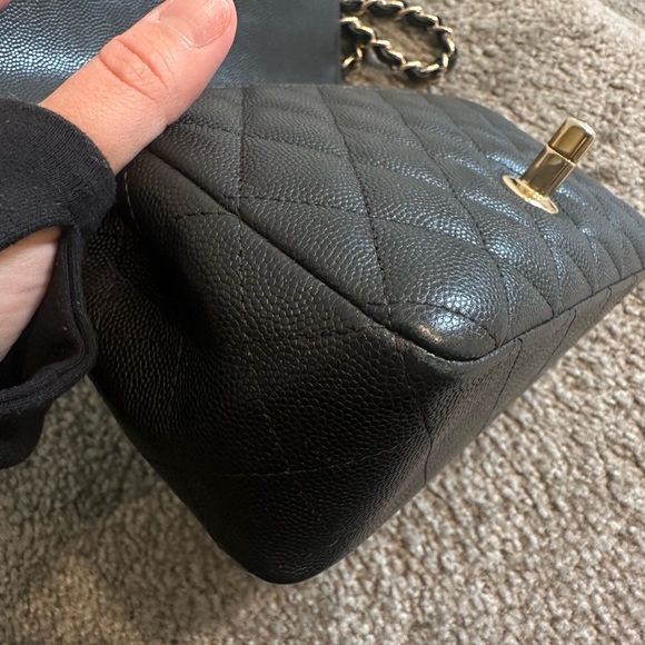 Chanel Rectangular Mini Caviar Black (SOLD) - Picture 6 of 14